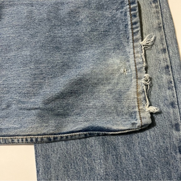 Levi's 505 regular fit worn-in vintage jeans 34x29 - Picture 7 of 8